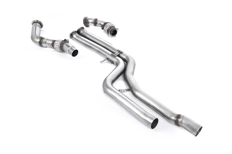 MILLTEK SPORT BMW 4 Series F82/83 M4 Coupe/Convertible & M4 Competition Coupé (Non-OPF Equipped Models Only) - Large-bore Downpipe & Decat