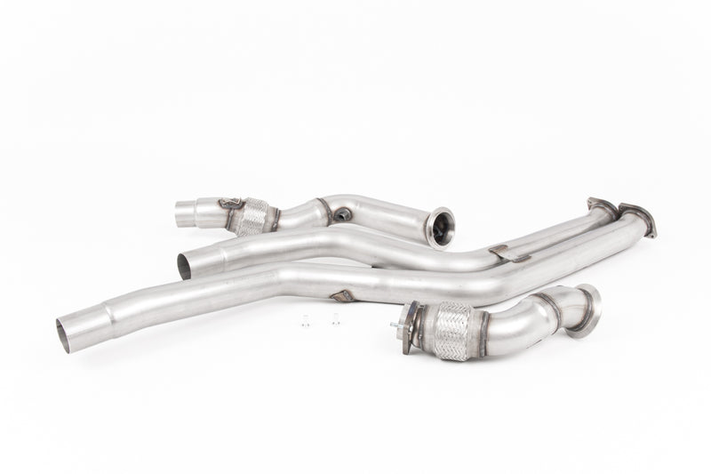 MILLTEK SPORT BMW F87 M2 Competition Milltek - Large-bore Downpipes and Cat Bypass Pipes (For OE Cat-back)