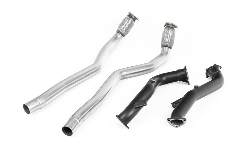 MILLTEK SPORT AUDI RS6 C7 4.0 TFSI Bi-Turbo Quattro Including Performance Edition - Large-bore Downpipe & Cat Bypass Pipes